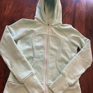 Light Mint Lululemon Scuba Hoodie Sweatshirt